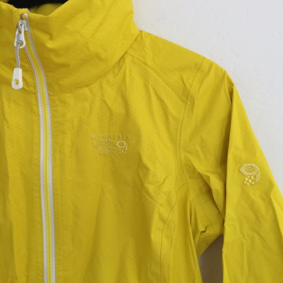 Mountain Hardwear Yellow Rain Jacket
